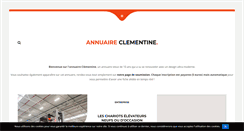 Desktop Screenshot of annuaire-clementine.com